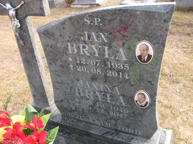 Janina Bryła 1940 Luchów Górny - Grobonet - Wyszukiwarka osób pochowanych