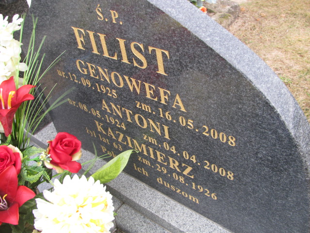 Kazimierz Filist Luchów Górny - Grobonet - Wyszukiwarka osób pochowanych