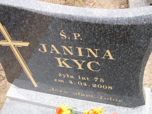 Janina Kyc Luchów Górny - Grobonet - Wyszukiwarka osób pochowanych
