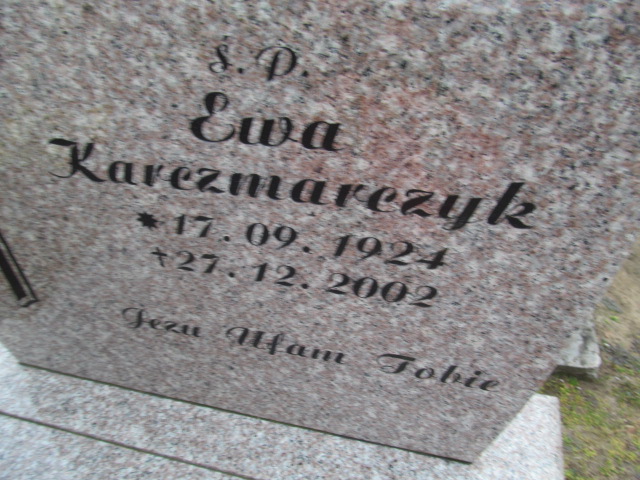 Ewa Karczmarczyk 1924 Luchów Górny - Grobonet - Wyszukiwarka osób pochowanych