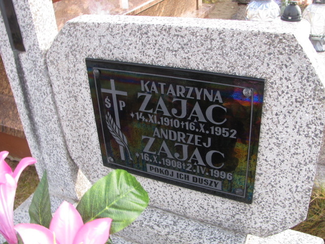 Andrzej Zając 1908 Luchów Górny - Grobonet - Wyszukiwarka osób pochowanych
