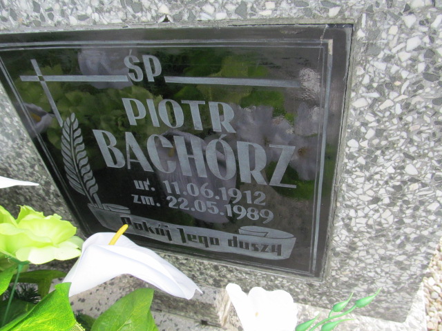 Piotr Bachórz 1912 Luchów Górny - Grobonet - Wyszukiwarka osób pochowanych
