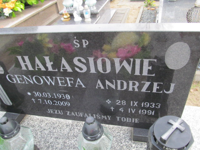 Andrzej Hałaś 1933 Luchów Górny - Grobonet - Wyszukiwarka osób pochowanych