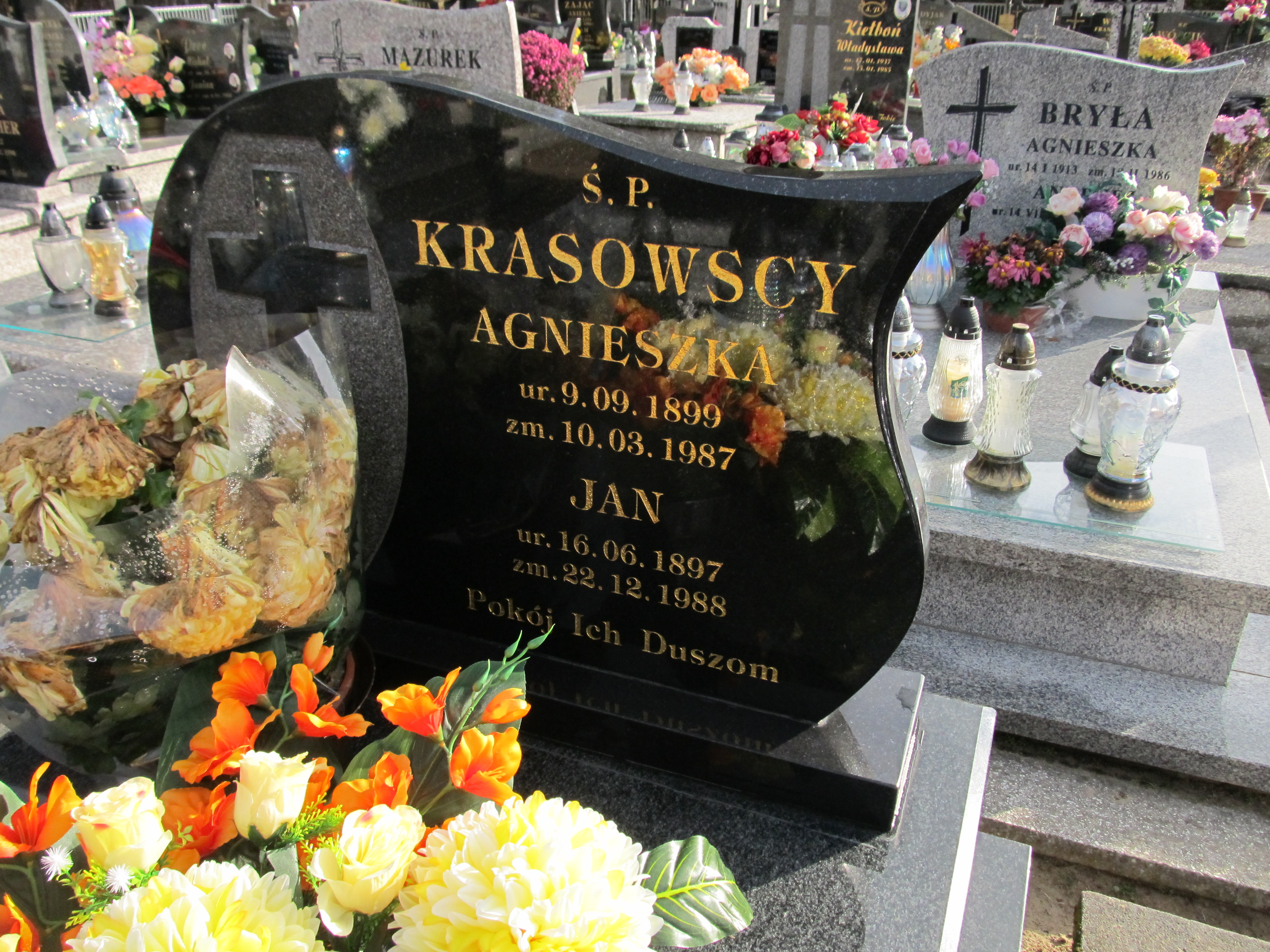 Agnieszka Krasowska 1899 Luchów Górny - Grobonet - Wyszukiwarka osób pochowanych