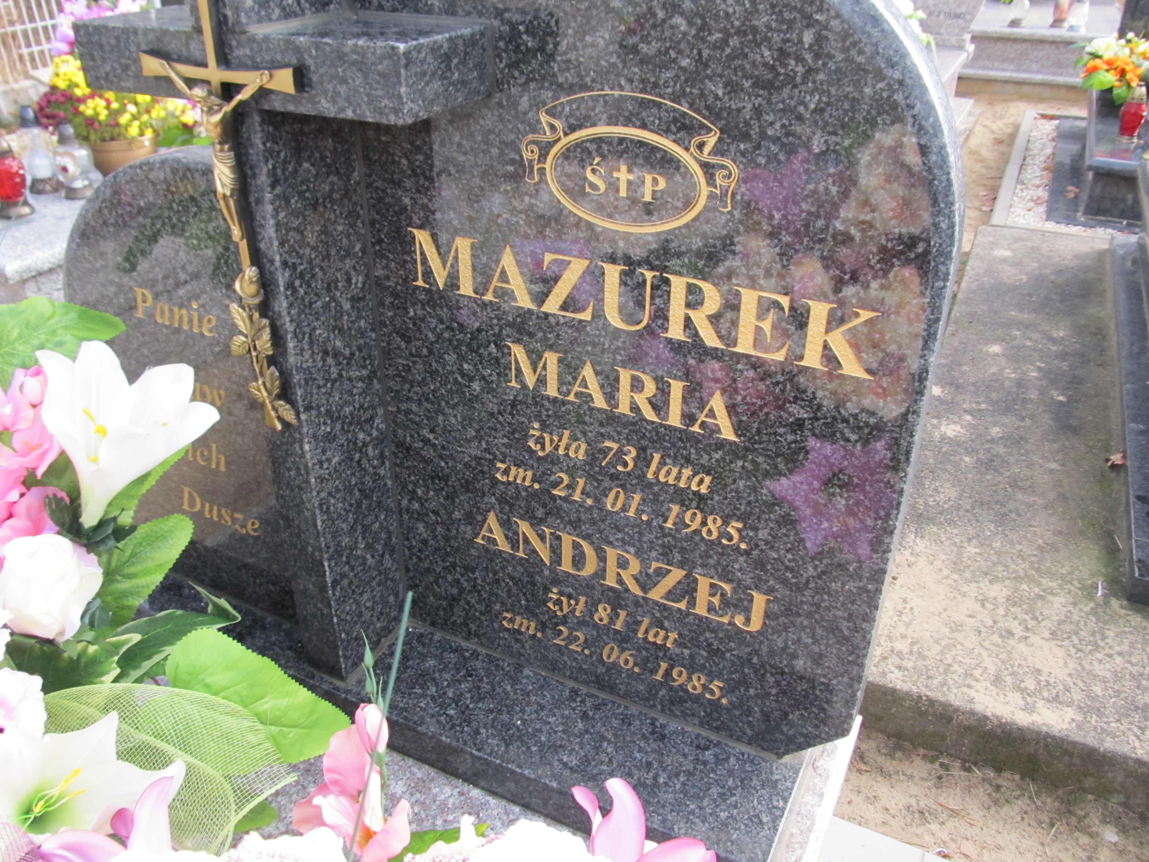 Andrzej Mazurek Luchów Górny - Grobonet - Wyszukiwarka osób pochowanych